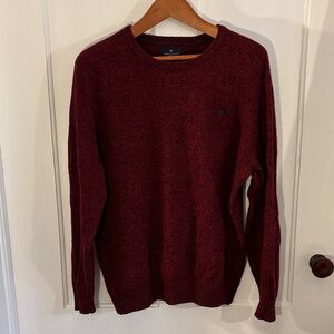 American Eagle Outfitters Maroon Crewneck Sweater